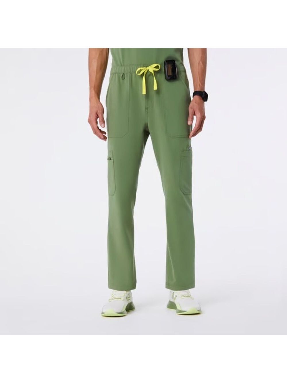 Figs Men Cairo Cargo Scrub Pants NWT XL Short Fern Coloured
